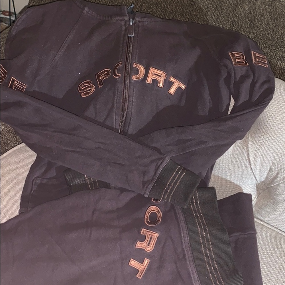 Brown Bebe sport track suit